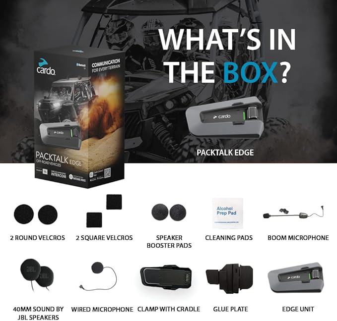 Cardo PACKTALK Edge Off-Road Vehicles, Communication