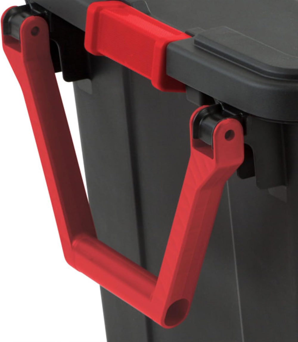 Sterilite Industrial Storage Tote w/Wheels for Garage, 40 Gallon, 4-Pack