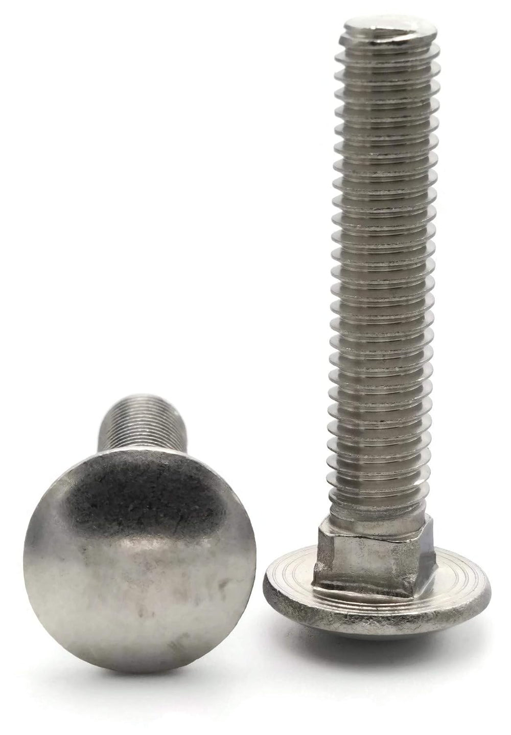 Carriage Bolt 18-8 Stainless Steel #10-24 x 1-3/4" Qty-25