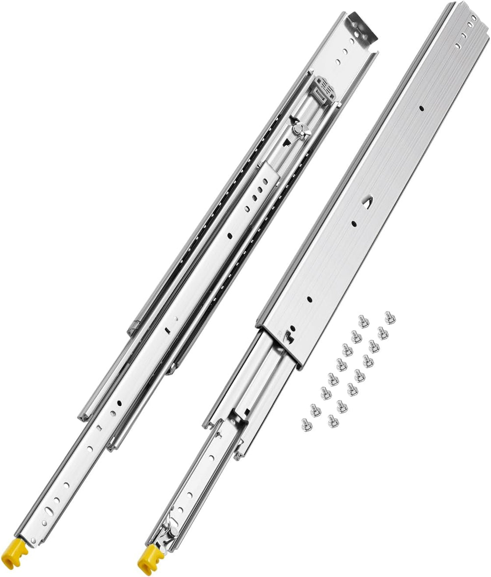 VEVOR Heavy Duty Drawer Slides 30 Inch 500 lb, 1 Pair Full Extension Side Mou...