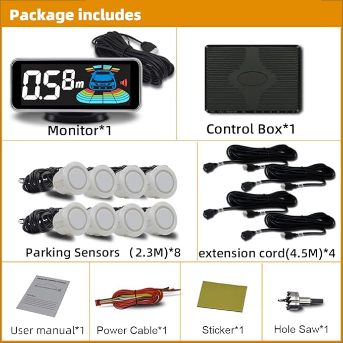 Backup Parktronic System Car Auto Vehicle Reverse