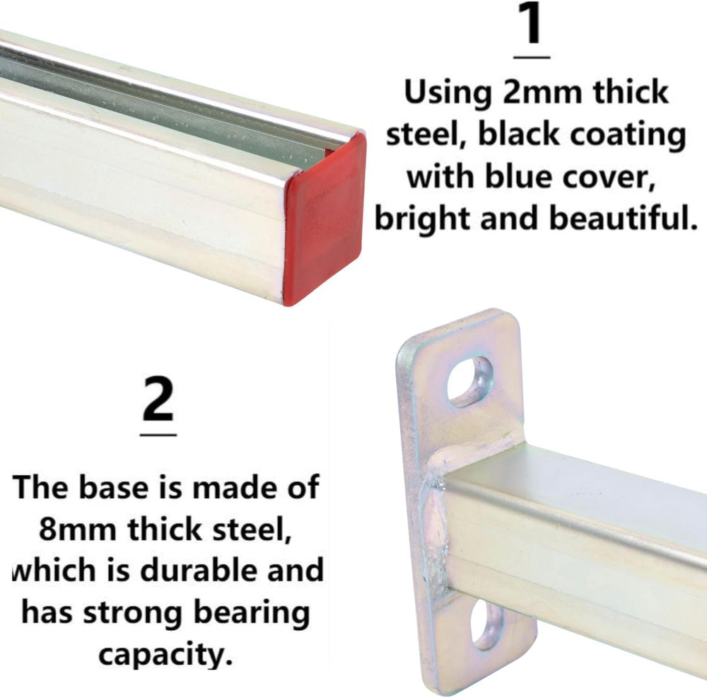 4 Pack Steel Shelf Bracket,Display Bracket,DIY Projects,Metal Strut Channel,S...