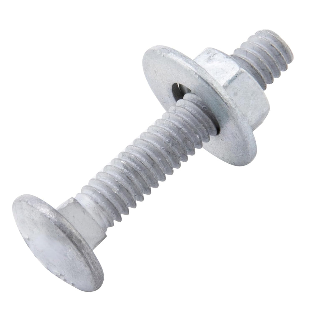 5/16" x 1" Carriage Bolts (100 PCS), Hot Dip Galvanized, Heavy Duty...