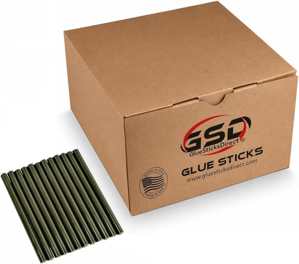 Full Size Hot Melt Glue Sticks for Glue Gun - Bulk 10in Black Glue Sticks - G...