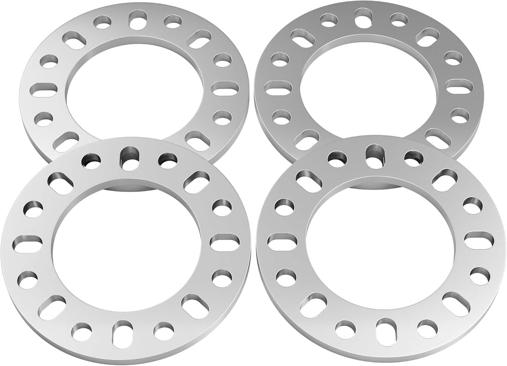 4PCS 8 Lug Wheel Spacers 1/2 Inch (12mm) Thick, 8x6.5 8x165.1 8x170 8x180 Die...