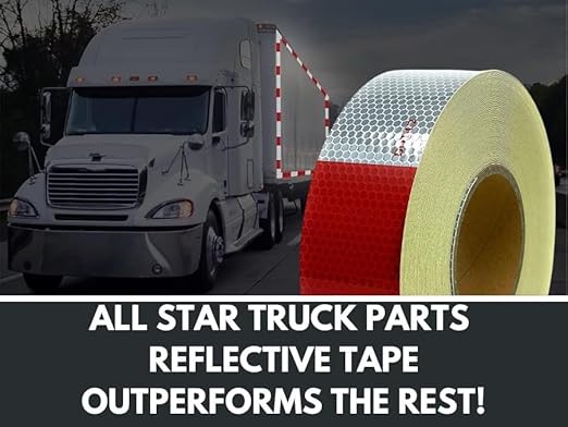 2" x150' roll DOT-C2 Premium Reflective Safety Conspicuity Tape Truc...