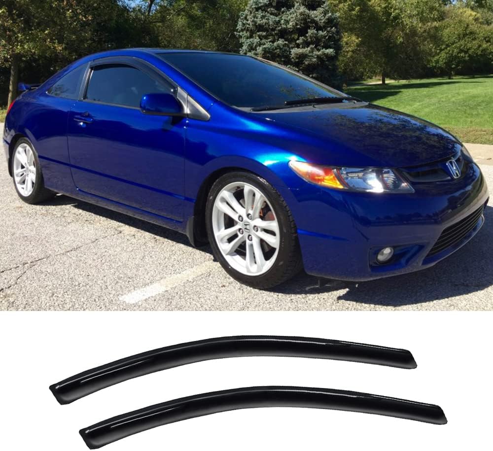 92410 Side Window Wind Vent Deflector, Window Visor fit
