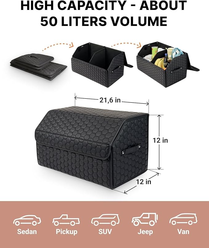 Trunk Organizer For Car