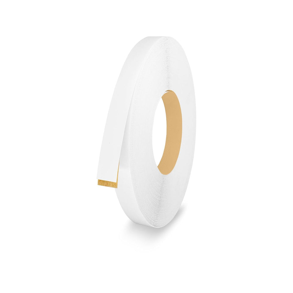 White PVC 5/8 inch x 50 ft Edge Banding Peel and Stick Strong Adhesive Edging...
