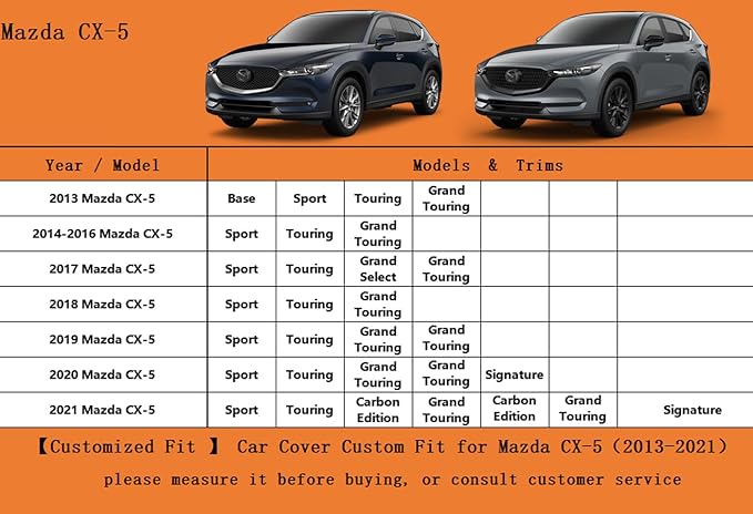 Kayme 7 Layers SUV Car Cover Custom Fit