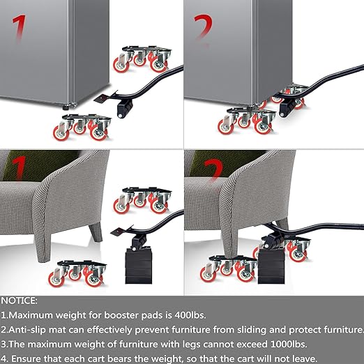 Furniture-Dolly-Furniture-Movers-with-5-Wheels, Furniture Sliders Large Size