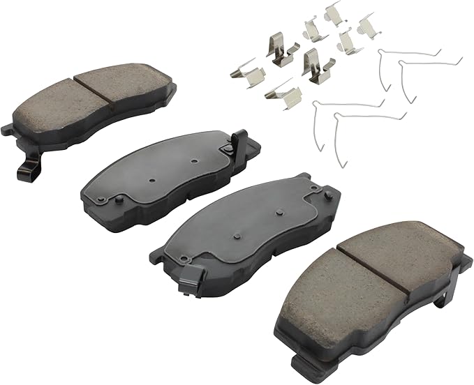 Premium Ceramic Front Brake Pads Compatible
