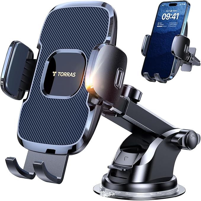 TORRAS 2025【Strongest Suction & Military-Grade】 Phone Holders