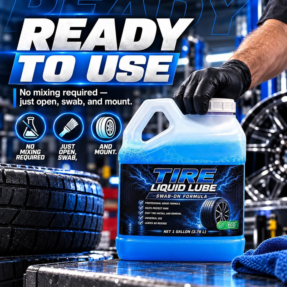 Bright Knight Tire Lube, Tire Mounting Lube, Bead Sealer, Made in USA, 1 Gallon