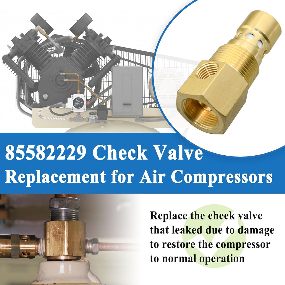 85582229 Check Valve Replacement for Compressors, 5/8'' Inlet, 3/4&qu...