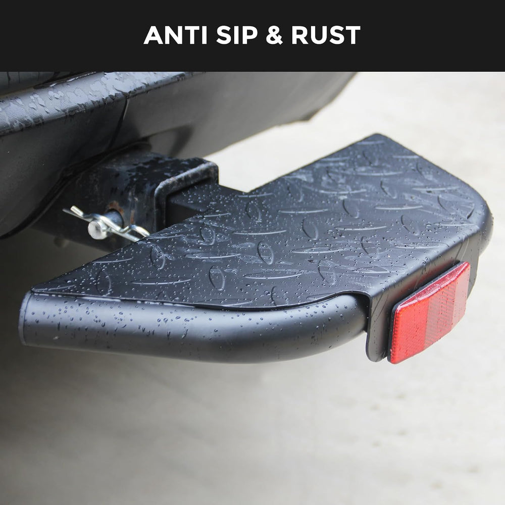 Hitch Step Anti Slip and Rust Towing Bumper Guard for Most Car SUV Truck Pick...