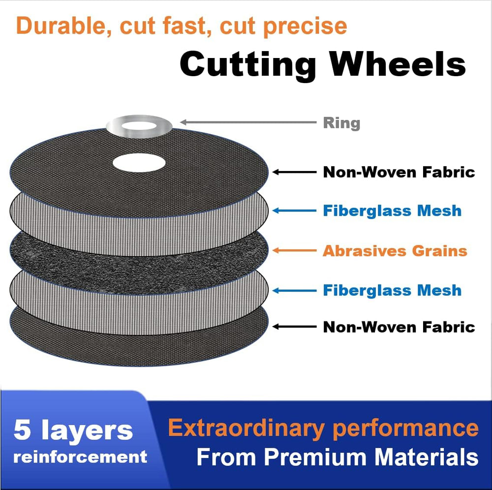 WA 10PACK - 10" x3/32 x5/8" Thin Cut-Off Wheels for General Purpose...