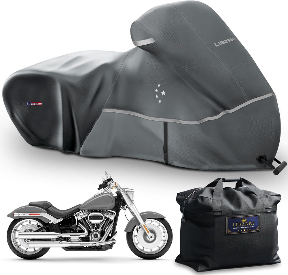 Motorcycle Cover LI LIBZAKI 600D Heavy Duty Storage All Season Universal