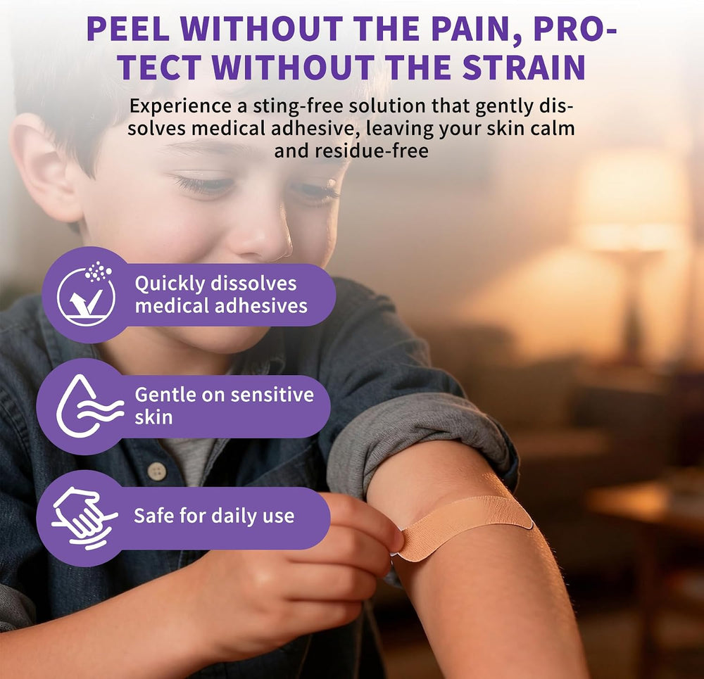 Medical Adhesive Remover Spray – No Sting Alcohol Free Ostomy Adhesive Remove...