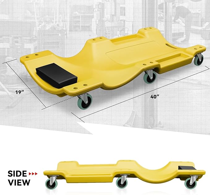 Auto Dynasty 40 Inches Mechanic Creeper, Automotive Garage Repair Low Profile