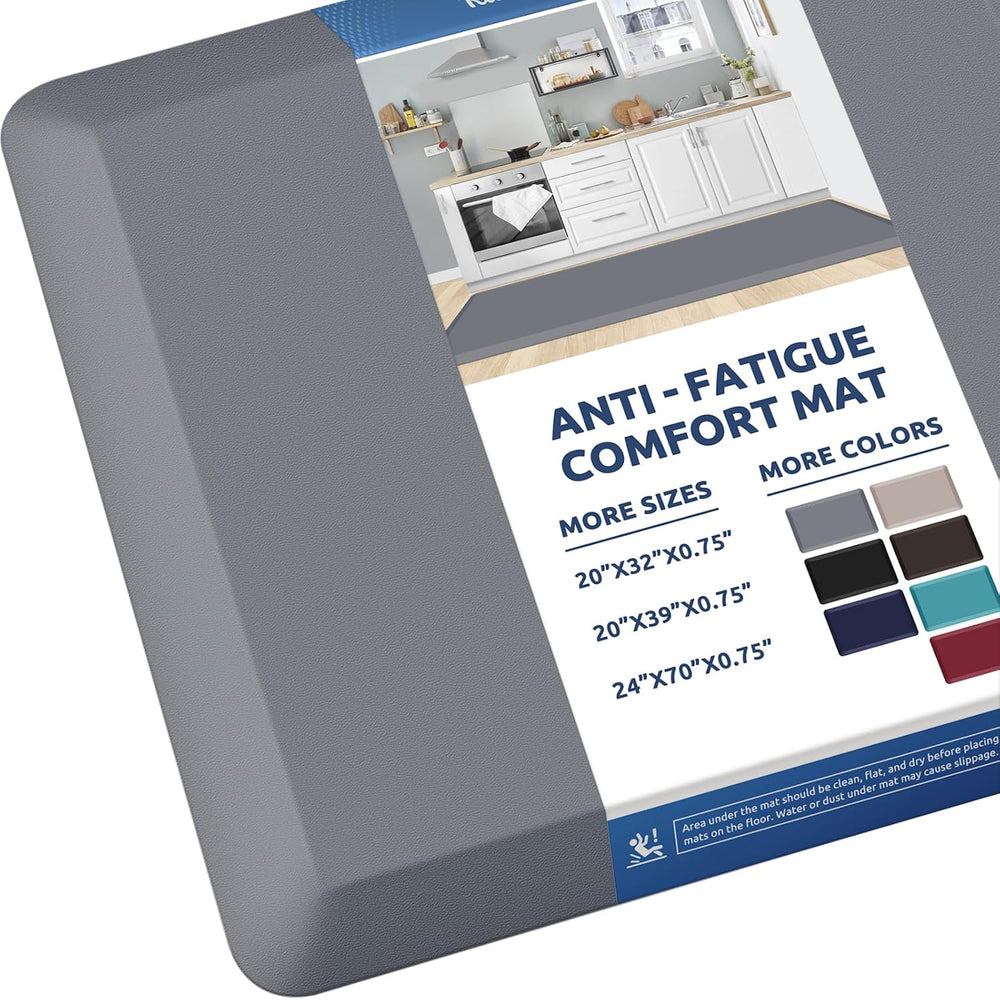 KitchenClouds Kitchen Mat Cushioned Anti Fatigue Rug 24"x70" Waterp...