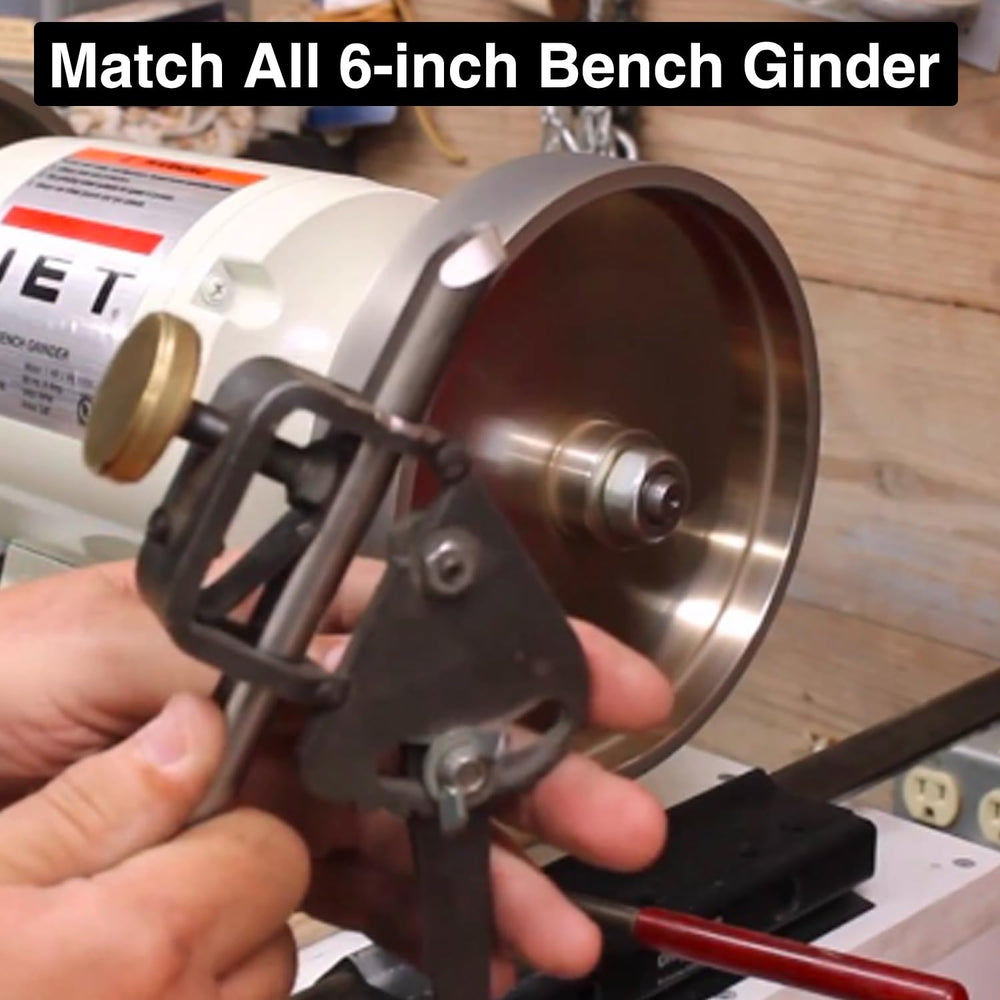 CBN Grinding Wheel 6 inch 150 Grit,Adjustable Bore,1'' Wide, Suitable...