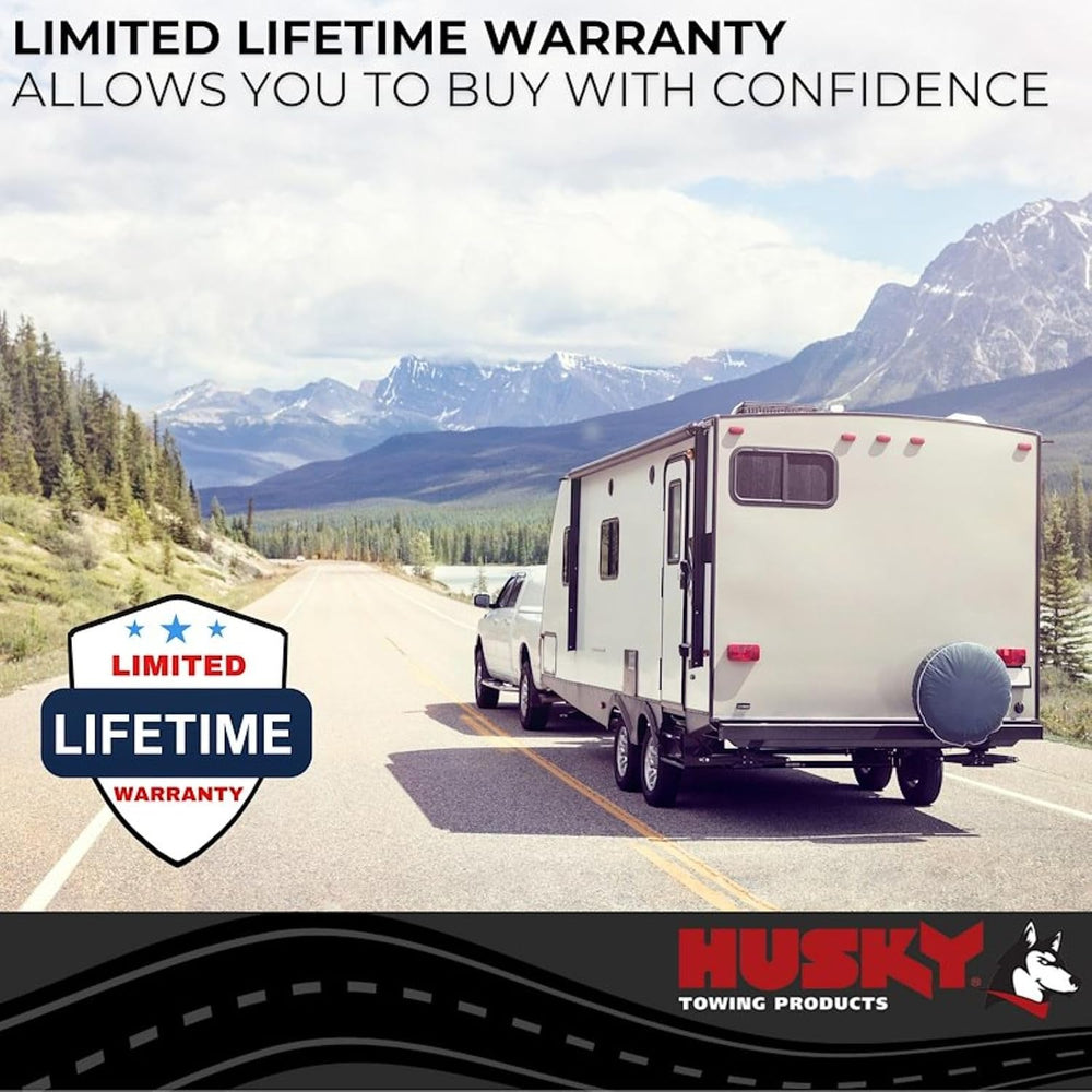 HUSKY TOWING 31997 800LB Weight Distribution Hitch with Sway Control and 2.32...
