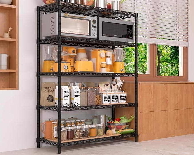 PrimeZone Wire Metal Storage Shelves (2 PCS)