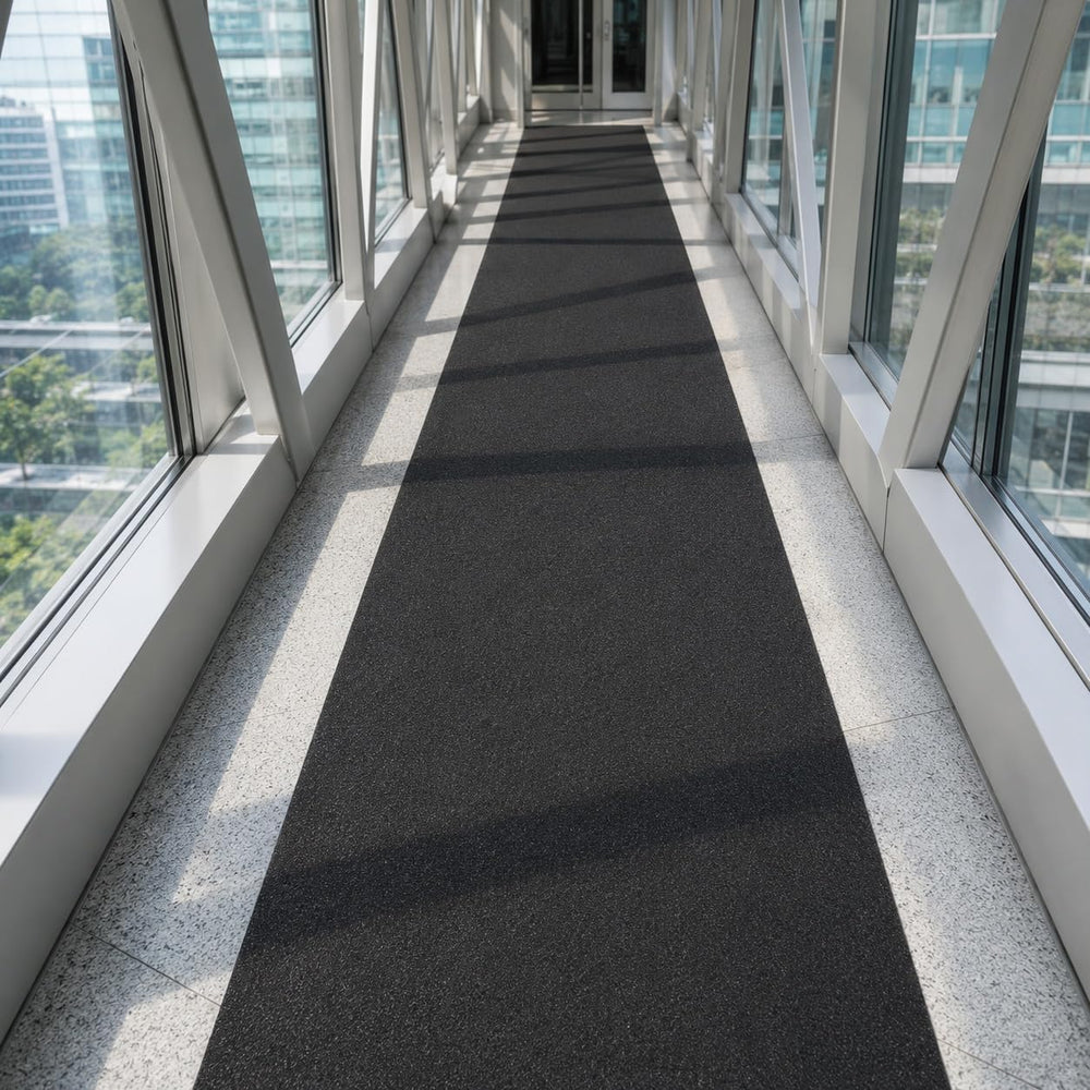 Black Anti Slip Tape 10in x 40ft, 80 Grit Waterproof Non Skid Grip Tape Roll ...