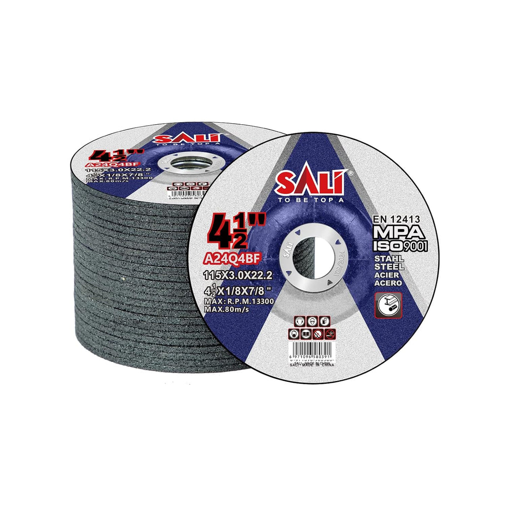 SALI 25 Pack 4-1/2 Inch Grinding Wheels for General Purpose Metal & Stain...