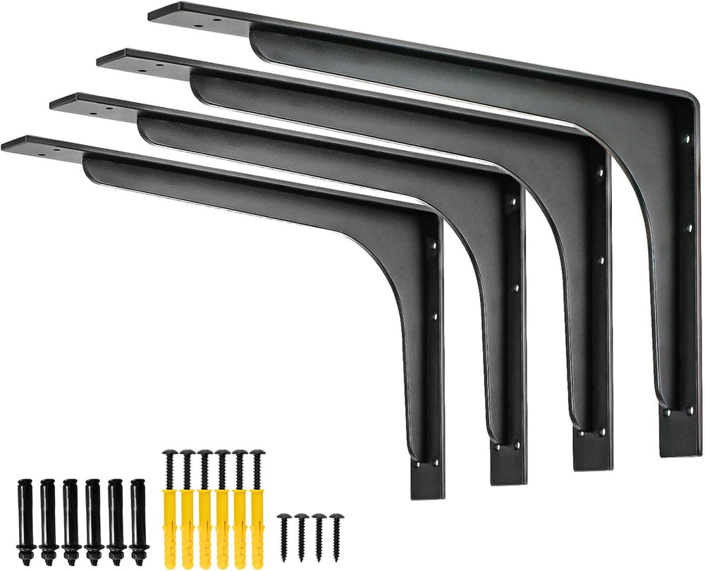 16inch x 9.5inch shelf brackets,L Shelf Bracket, die-cast formation,vertical ...