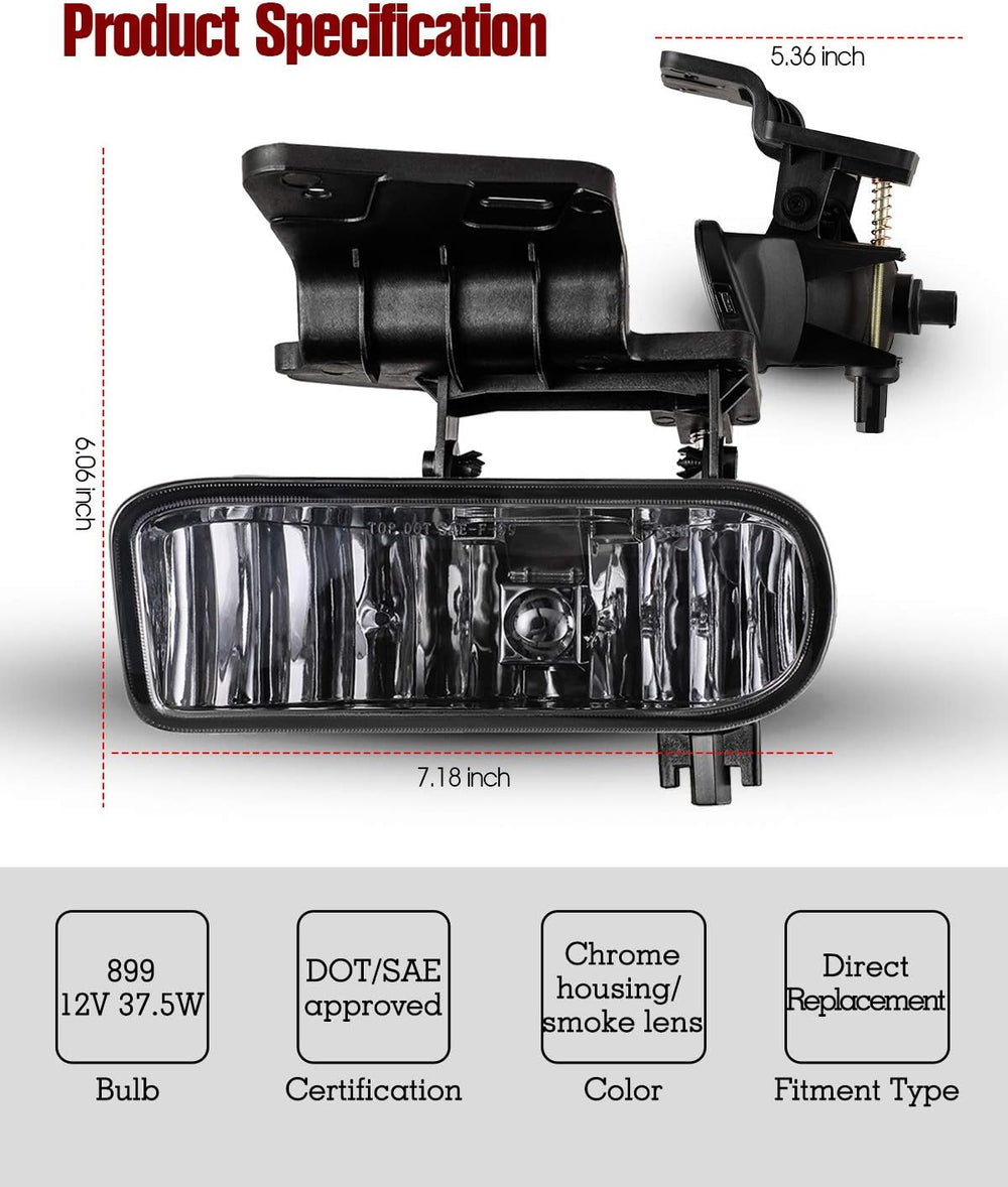 Fog Light for 1999-2002 Chevy Silverado/2000-2006 Chevy Suburban