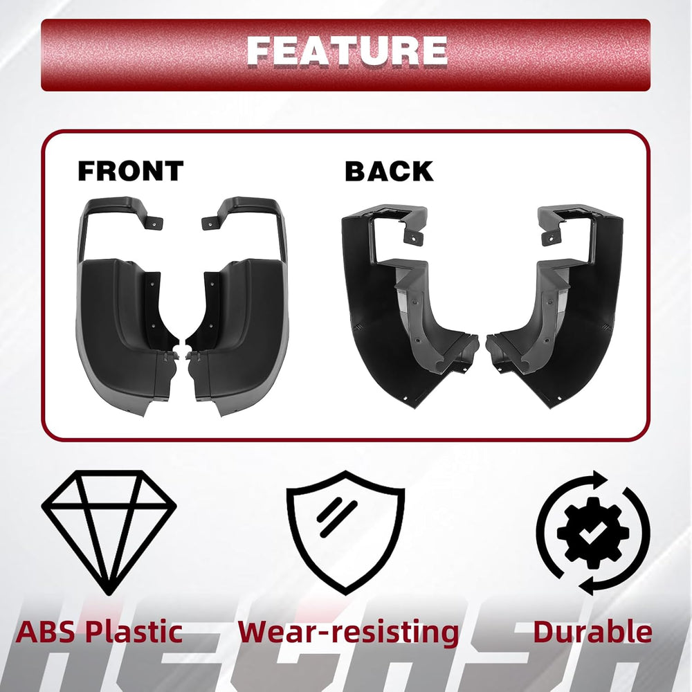 HECASA Rear Bumper Side End Cap Cover Compatible with 2015-2024 Ford Transit ...