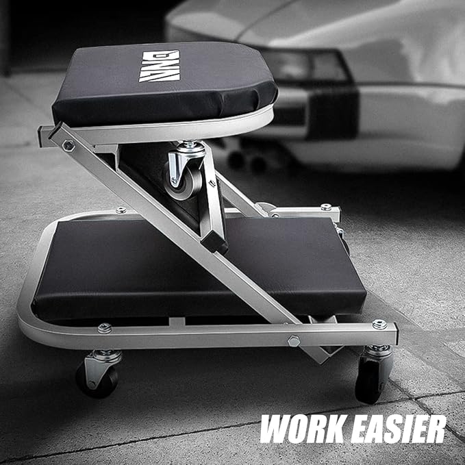 DNA MOTORING TOOLS-00185 36 Inches 2 IN 1 Rolling Folding Car Creeper/Seat (...
