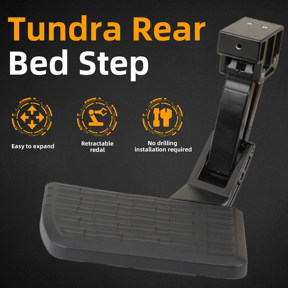 MITZONE Bed Step Compatible with 2009-2019 Dodge Ram 1500 2010-2018 RAM 2500 ...