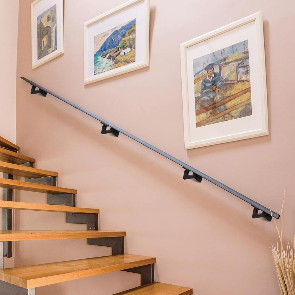 RealPlus Swivel Handrail Brackets Heavy Duty Adjustable Square Hand Rail Brac...
