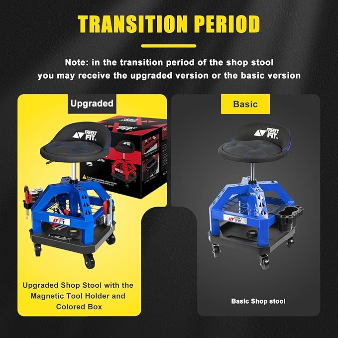 Rolling Shop Stool for Garage