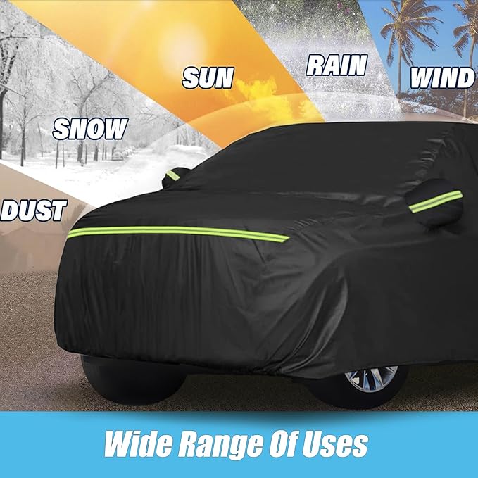 Waterproof Car Covers for Hummer H2 SUV 2002-2009 210T Custom 6 Layers Heavy