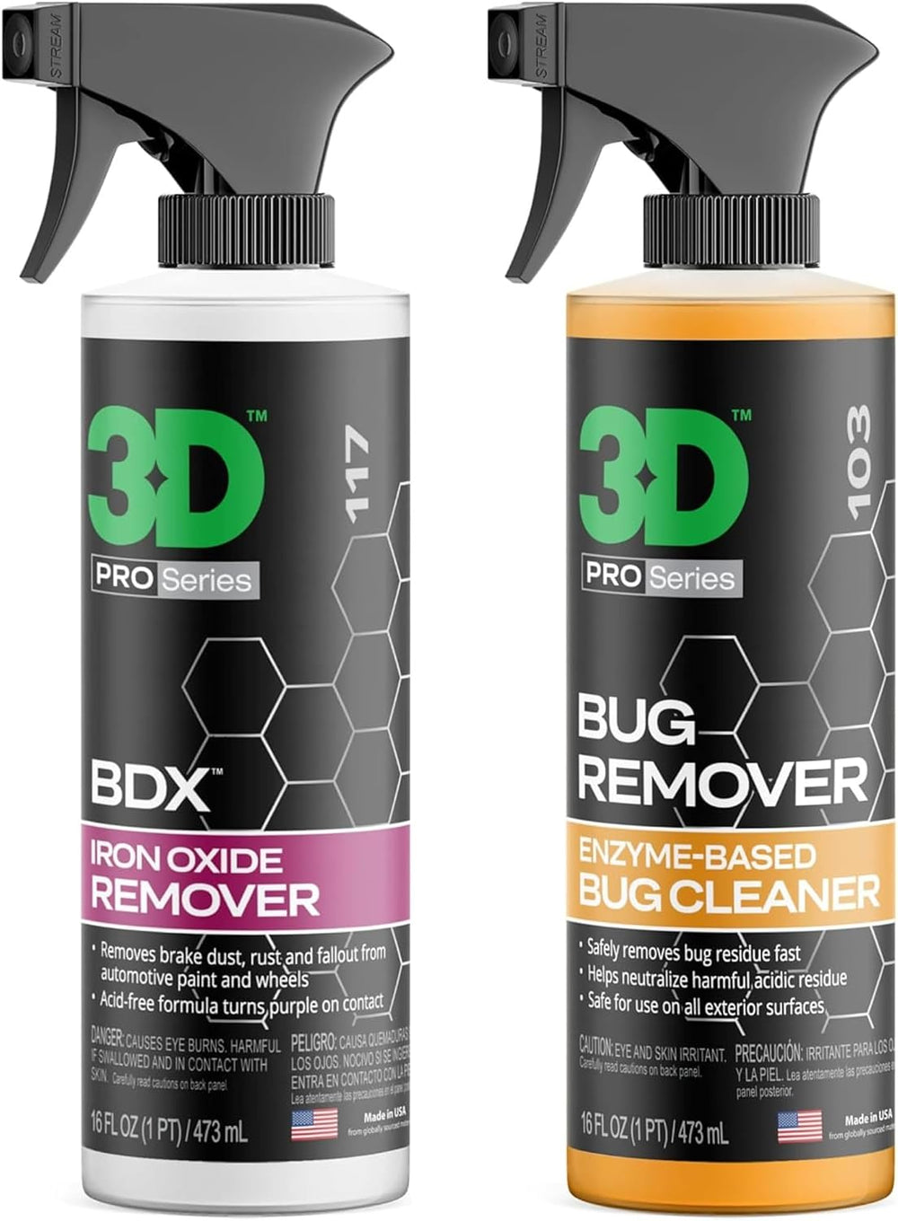 3D Bug Remover BDX Iron Remover – Ultimate Exterior Cleaning Duo for Bug, Tar...