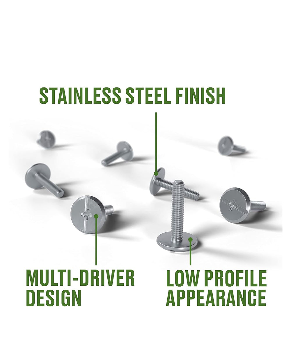 Hillman Hurricane Bolt Stainless Steel Combo Drive Low Profile Truss Head 1/4...