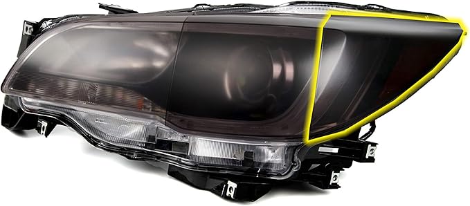 Luxe LightWrap Dark Smoke Stealth Universal Headlight Tail Light Tint Kit