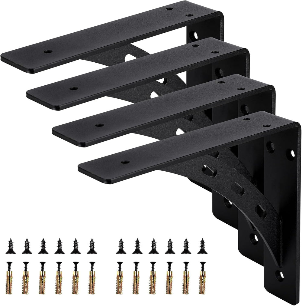 4-Pack Countertop Support Brackets 9"x8"x2"