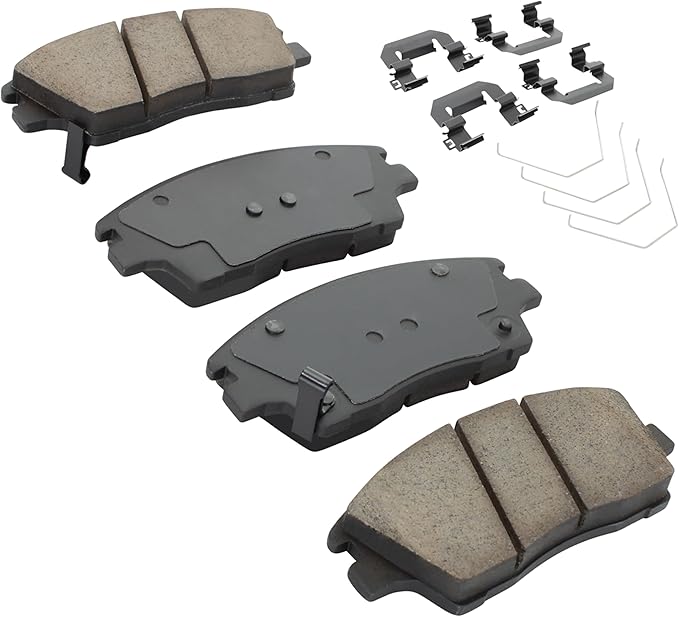 Premium Ceramic Front Brake Pads Compatible