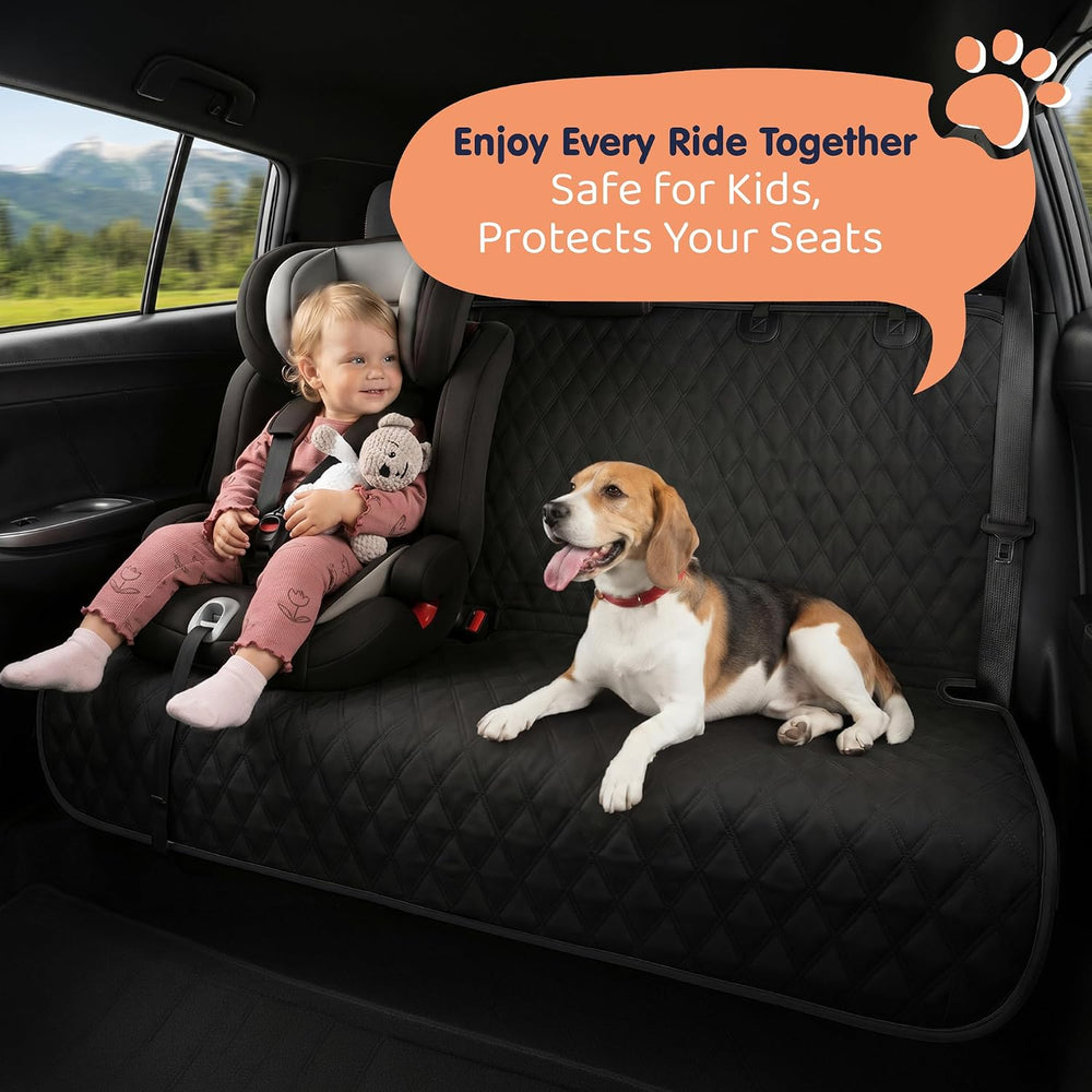Bench Back Seat Cover for Dogs, Rear Dog Car Seat Covers for SUV & Truck