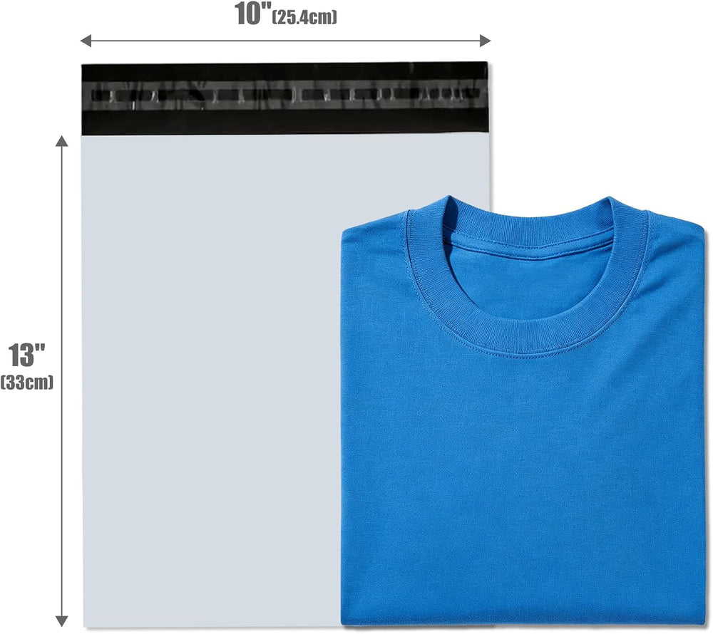 10"x13" Poly Mailers 500Pcs Shipping Bags for Clothes, Strong Adhes...