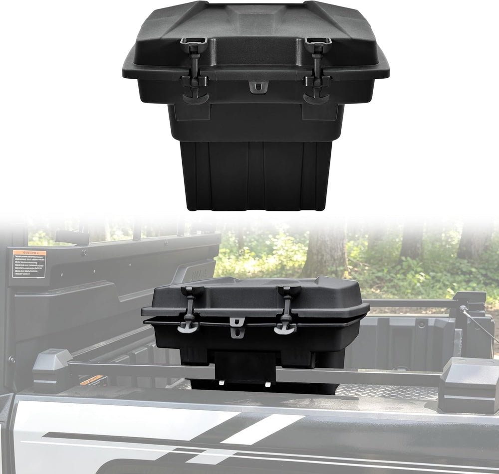 Rear Cargo Box for Kawasaki Mule MX Accessories, Removable Waterproof Storage...