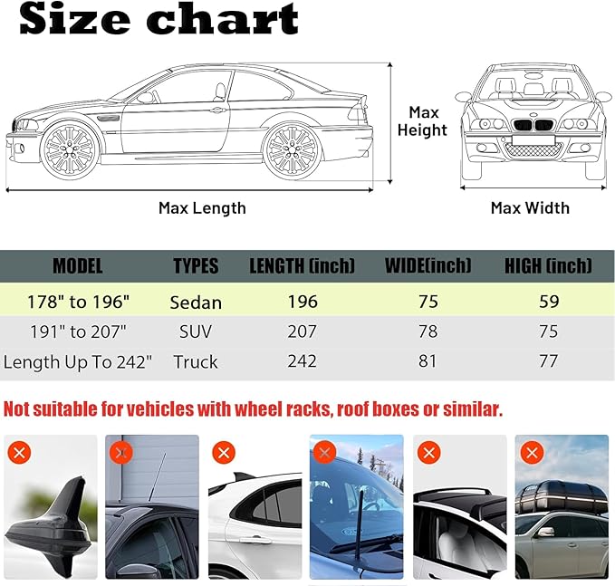 7 Layers Waterproof Heavy Duty Car Covers