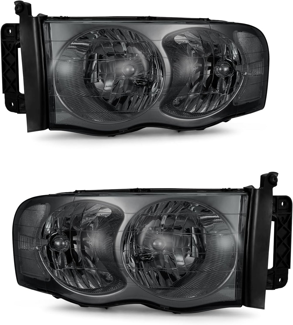 Headlight Assembly for 2002-2005 Dodge Ram 1500 | 2003-2005 Ram 2500/3500 Smo...