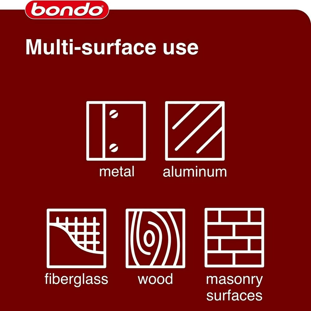 Bondo Original Filler 7 lb with Hardener 2.75 oz, Repairs Dents, Dings, Holes...
