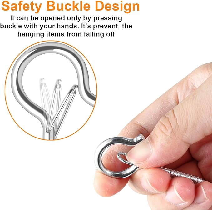 96 PCS Q-Hanger Hooks, Screw Hooks